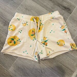 Disney Parks Florida Orange Bird Graphic Shorts Women’s Size Small Classic